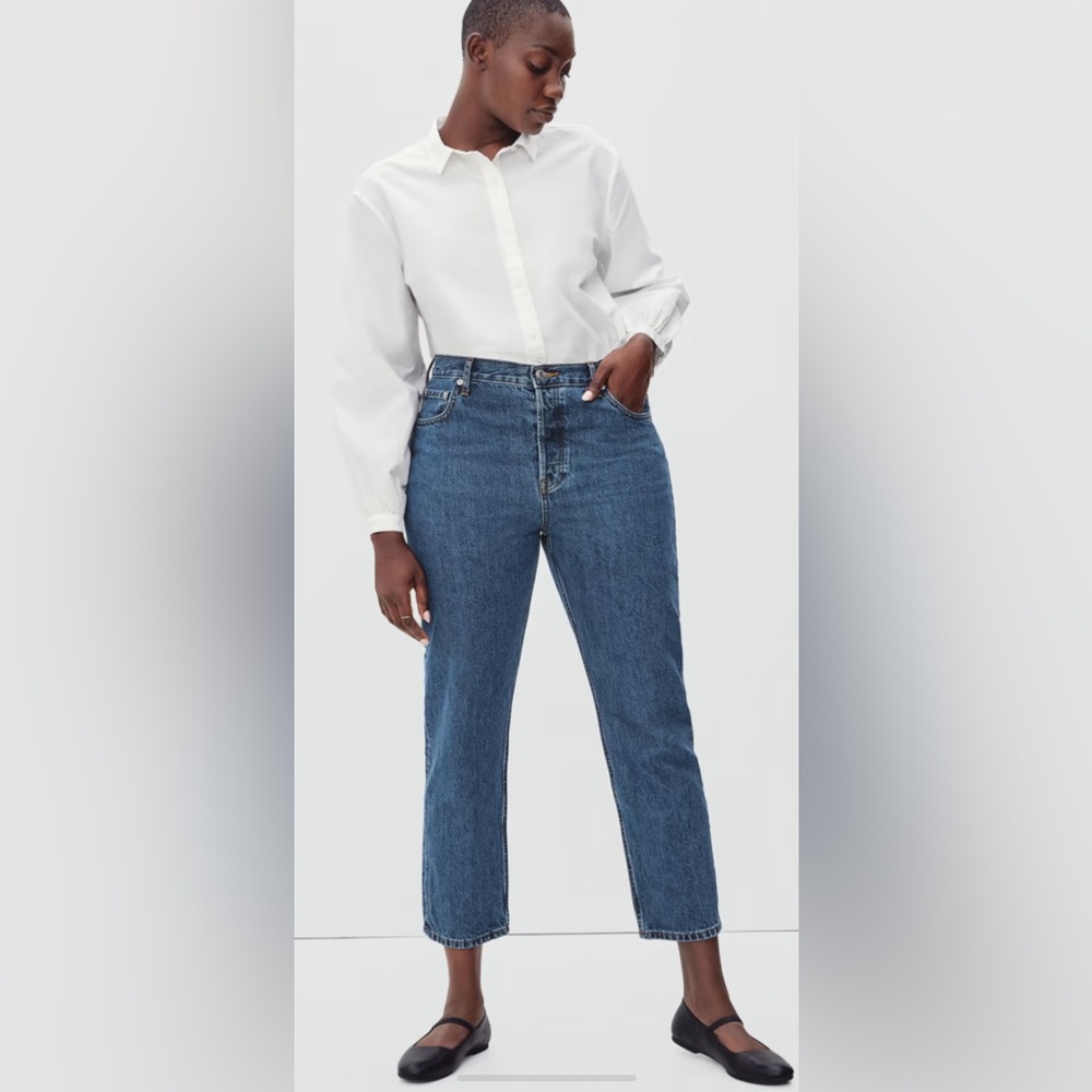NWT Everlane size 28 The curvy 90’s cheeky straight jean